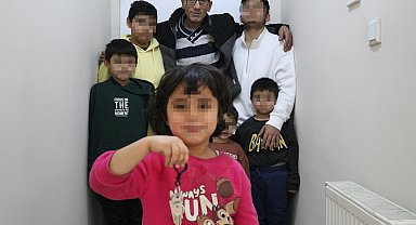 DHA gündeme getirdi, baba ve 6 çocuğu sıcak yuvalarına kavuştu