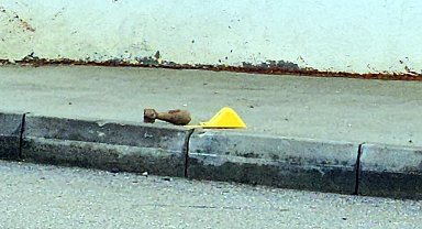 Edirne'de huzurevi inşaatında, patlamamış havan topu mermisi bulundu