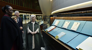 Emine Erdoğan, Ruanda Cumhurbaşkanının eşi Jeannette Kagame ile bir araya geldi