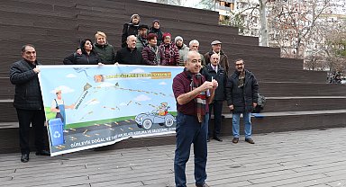 Eskişehir'de 'izmaritleri yere atmayın' eylemi