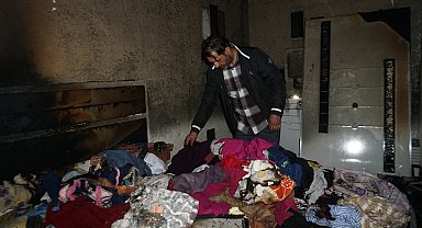 Evi yanan 4 çocuk babası: Tek bir eşyam bile kalmadı