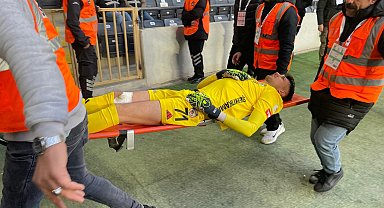 Gaziantep FK kalecisi Mustafa Burak Bozan hastaneye kaldırıldı