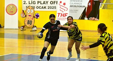 Hentbol kadınlar 2'nci Lig Play-Off grup müsabakaları tamamlandı