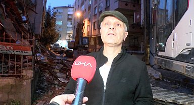 İstanbul- Bahçelievler'de 6 katlı bina yıkılırken bitişiğindeki apartman hasar gördü