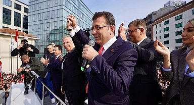 İstanbul - İmamoğlu İstanbul Adalet Sarayı önünde konuştu