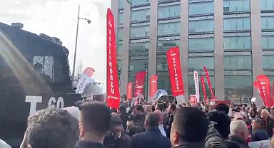 İstanbul - İstanbul Adalet Sarayı önünde gerginlik-1