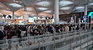 İstanbul- İstanbul Havalimanı'nda 'Yarıyıl tatili' yoğunluğu