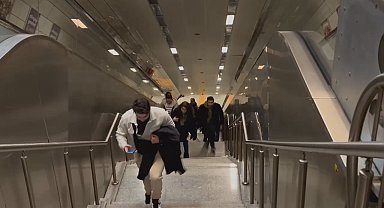 İstanbul- Kadıköy- Sabiha Gökçen Havalimanı metro hattında elektrikler kesildi, seferler aksadı