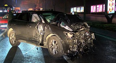 İstanbul- Sarıyer'de 7 aracın karıştığı zincirleme kaza: 3 yaralı