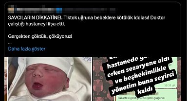 İstanbul - Sosyal medyada yayılan özel hastanede bebeklere kötü muamele iddialarıyla ilgili inceleme başlatıldı