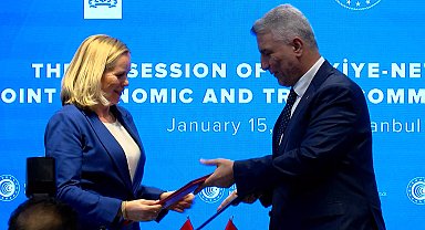 İstanbul- Türkiye ile Hollanda arasında Ekonomi ve Ticaret Ortak Komisyonu Mutabakat Zaptı imzalandı