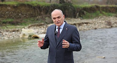 İstanbul'a içme suyu olarak giden derede kirlilik