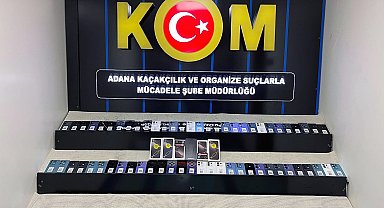 Kamyonun yakıt tankından gümrük kaçağı 96 cep telefonu çıktı