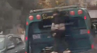 Kasasında yolcu taşıyan çekicinin şoförüne adli ve idari işlem