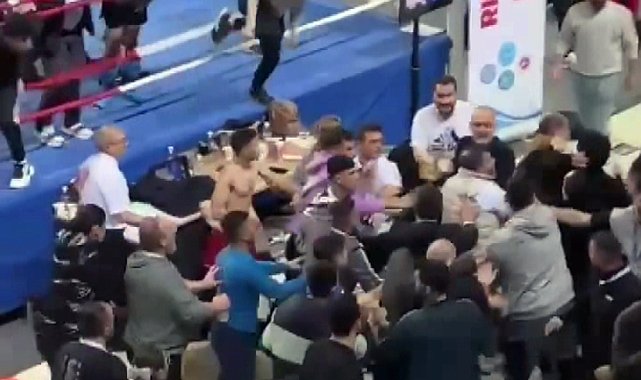 Kick boks şampiyonasında kavga: 4 yaralı, 5 gözaltı
