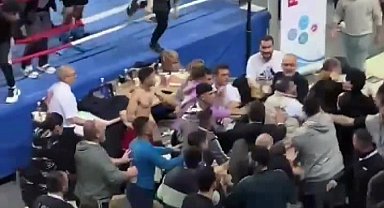 Kick boks şampiyonasında kavga: 4 yaralı, 5 gözaltı