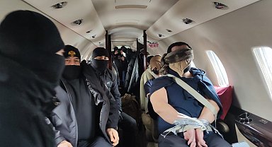 Kırmızı bültenle aranan suç örgütü lideri ve üyesi Türkiye'ye getirildi