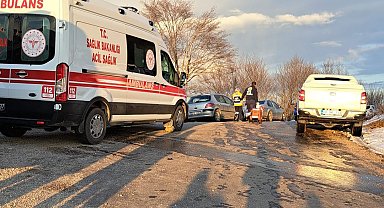 Kontrolden çıkan hafif ticari araç, uçuruma düştü: 1 ölü, 2 yaralı