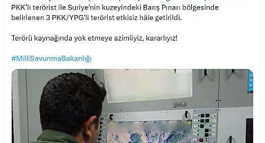 MSB: 6 terörist etkisiz hale getirildi