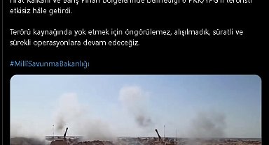 MSB: 9 terörist etkisiz hale getirildi