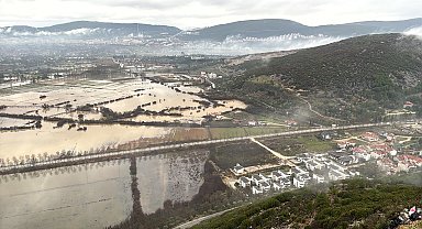 Muğla'da tarım arazileri su altında kaldı