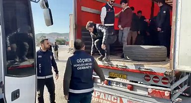 Osmaniye'de TIR'ın dorsesinde 39 kaçak göçmen yakalandı