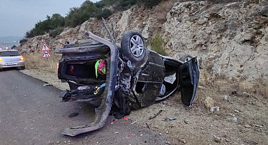 Otomobil takla attı: 2 yaralı