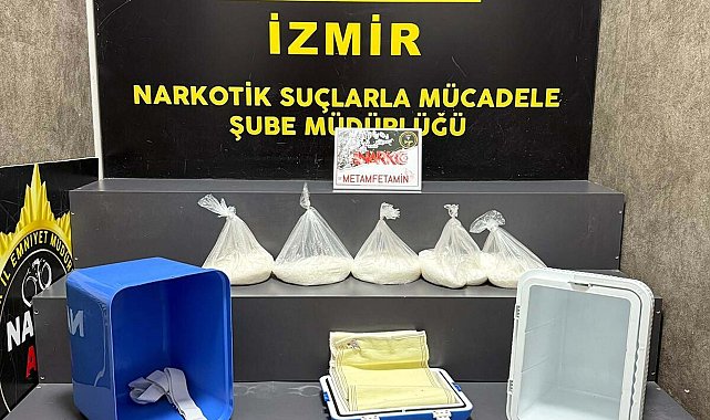 Otomobildeki buzlukta uyuşturucu ele geçirildi: 1 tutuklama
