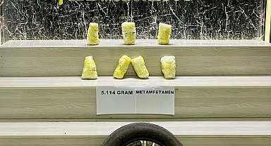 Otomobilin lastiğinden çıkan uyuşturucuya 2 tutuklama