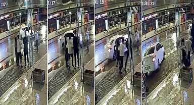 Refleksiyle eşini kazadan kurtardı