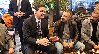 Saadet Partisi Başkanı Arıkan, tersane işçileri ile bir araya geldi