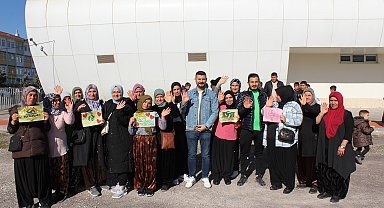 Şalvarlı, Anadolu Sultanları takımı, ilk kez tribünde voleybol maçı izledi