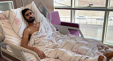 Siirt'te 8'inci kattan düşen inşaat işçisi, 42 gün sonra taburcu oldu