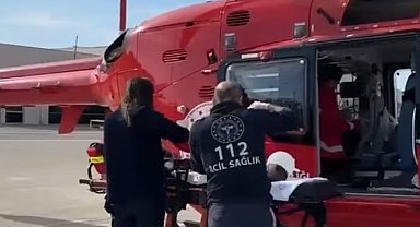 Şırnak'ta ambulans helikopter, 5 aylık bebek için havalandı