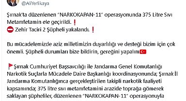 Şırnak'ta narkotik operasyonu: 2 gözaltı