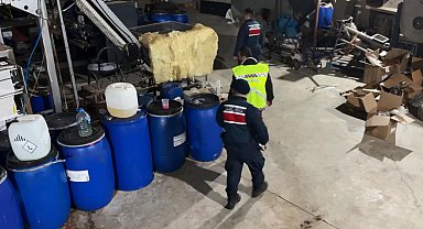 Tekirdağ'da sahte deterjan imalathanesine operasyon