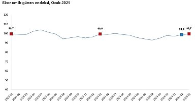 TÜİK: Ekonomik güven endeksi yüzde 0,8 arttı