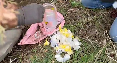 Uyuşturucuyu kavanozla evinin bahçesine gömen kadın tutuklandı