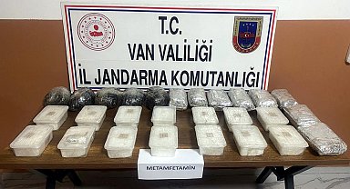 Van'da 21 kilo 240 gram metamfetamin ele geçirildi