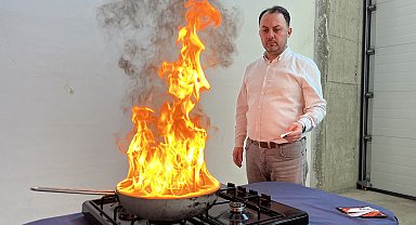 Yağ yangınlarını kısa sürede söndüren ürün geliştirildi