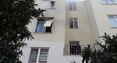 Yangında mahsur kalan komşuları için gözyaşı döktü