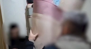 10 yıl hapisle aranan hükümlü, halıların arkasında yakalandı