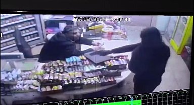 'Evime gelme' diyen eniştesini tabancayla yaraladı, o anlar kamerada