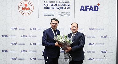 AFAD Başkanlığı'na atanan Ali Hamza Pehlivan göreve başladı