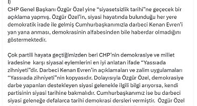 AK Parti'li Çelik: Özgür Özel, kendi partisinin siyasi tarihine bakmalı