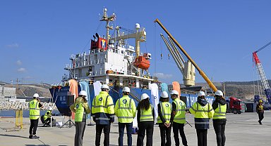 Akkuyu NGS'ye 100'üncü kargo gemisi ulaştı