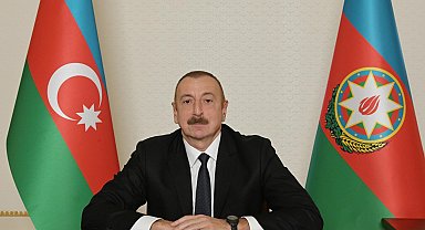 Aliyev, 6 Şubat depremlerinin 2'nci yılı dolayısıyla Cumhurbaşkanı Erdoğan'a mesaj gönderdi