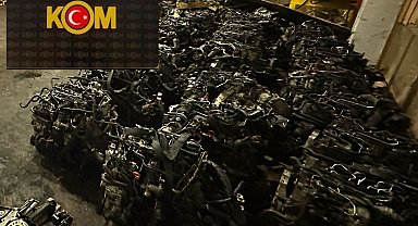 Ankara merkezli 3 ilde operasyon; 80 milyon TL'lik yedek parça ele geçirildi