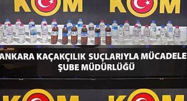 Ankara merkezli 7 ilde 3 ayda 56 sahte içki operasyonu düzenlendi