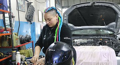 Ankara'nın en büyük sanayi sitesinde tek kadın usta